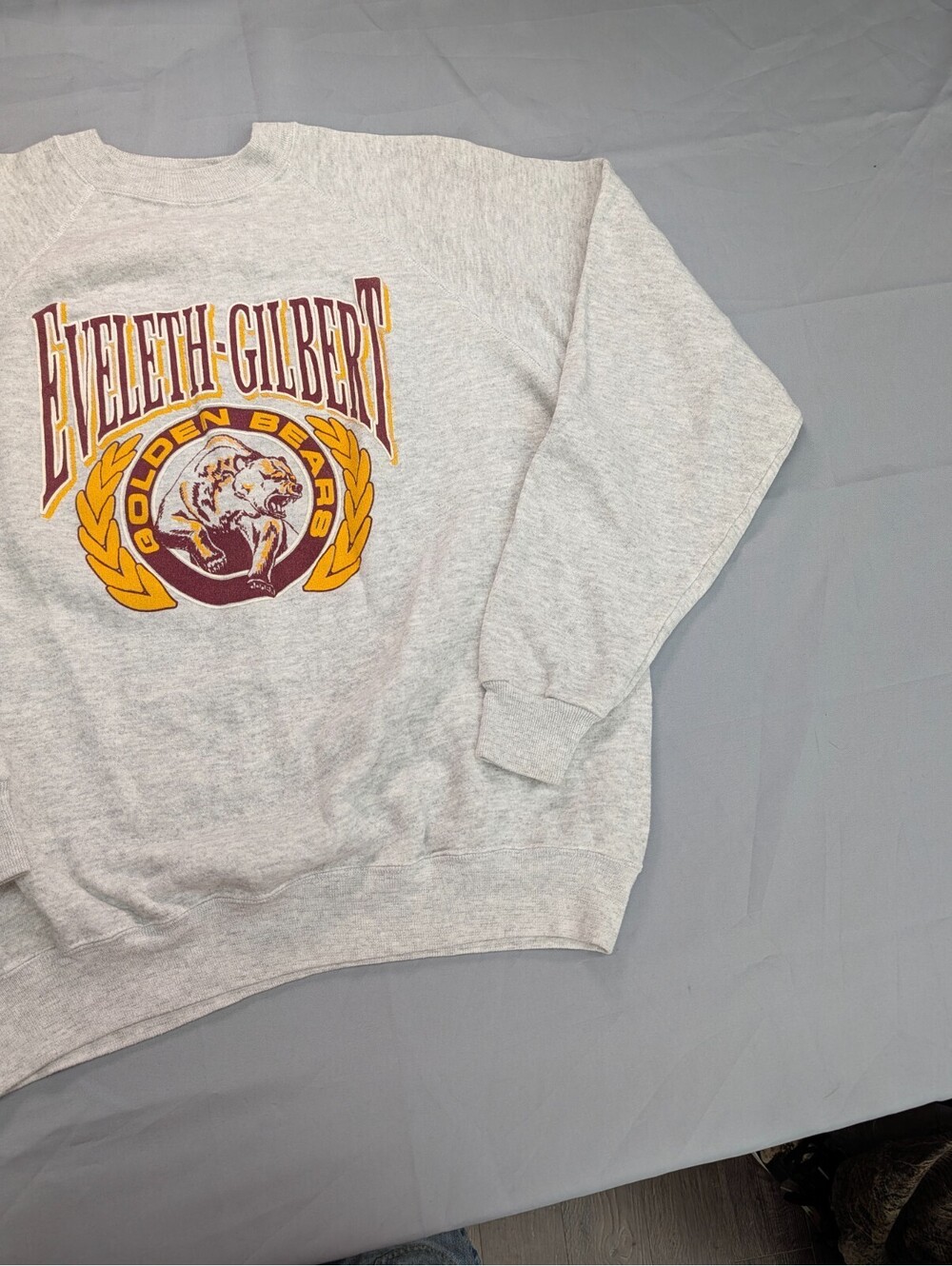 Eveleth Gilbert Golden Bears Sweatshirt Hanes Vintage XL